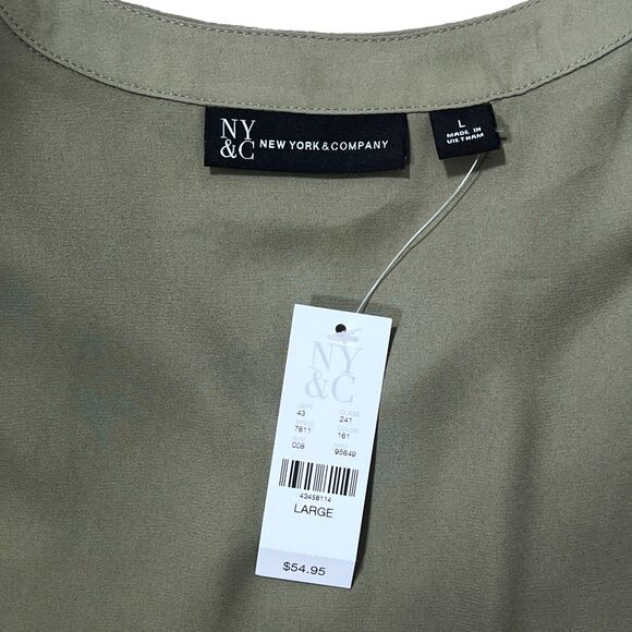 New York & Company Sage Blouse Size Large NWT - Picture 4 of 12